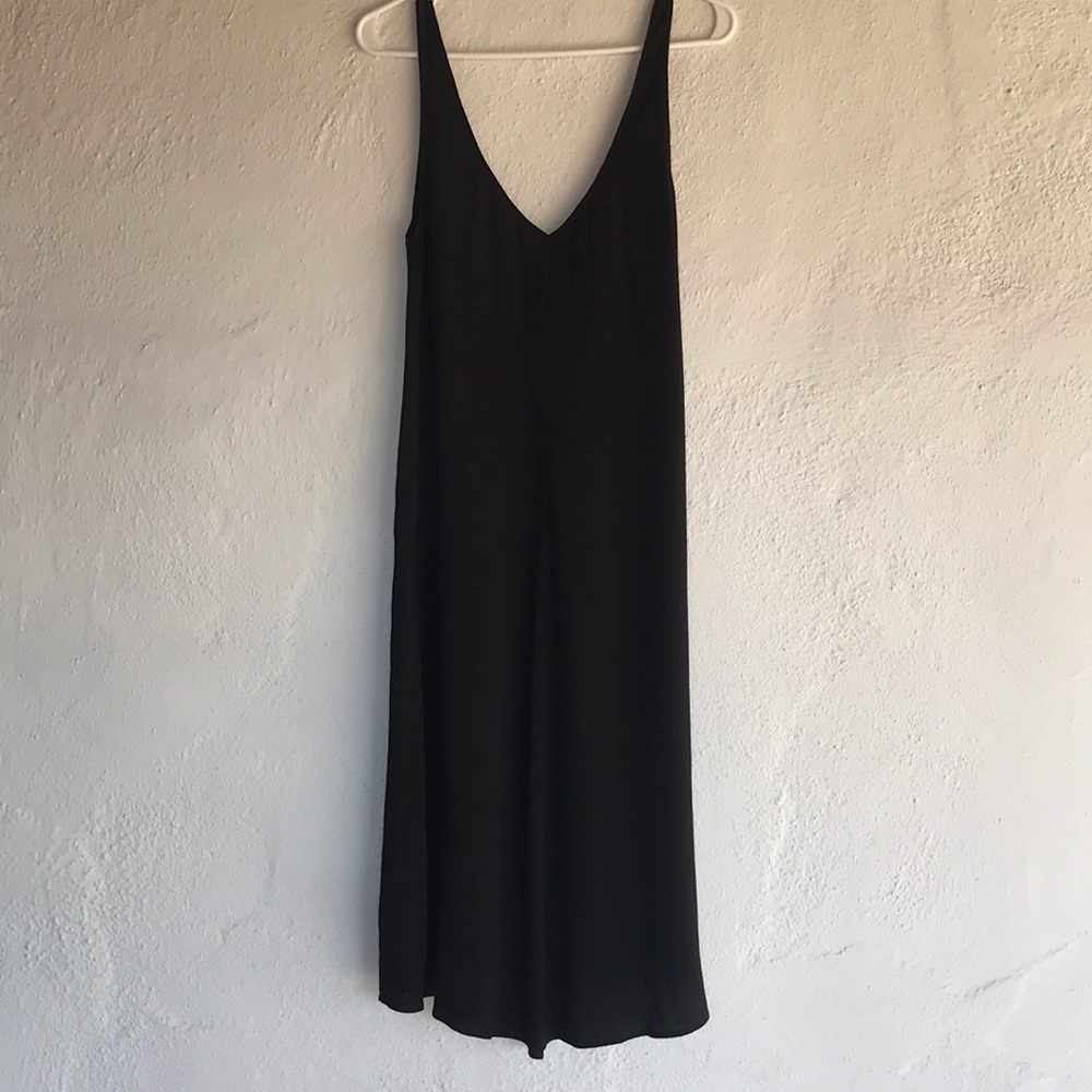 Reformation Black midi tank Dress, XS - Picture 6 of 8